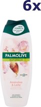 6x Palmolive Douchegel - Almond & Milk 500 ml