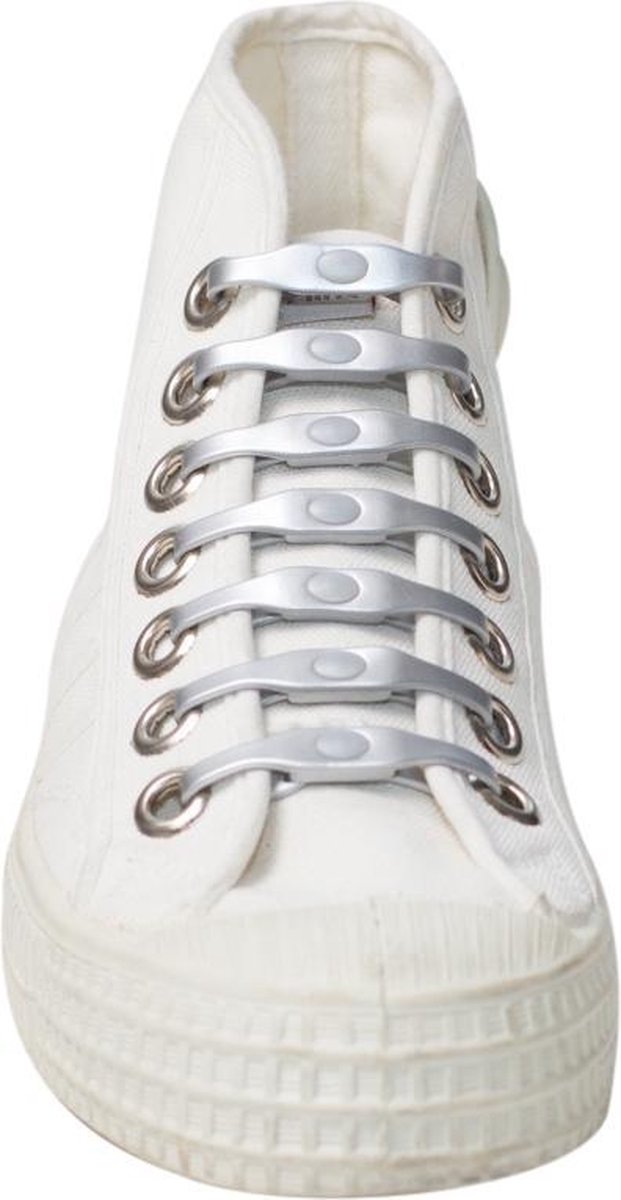 Shoeps Elastische veter zilver 14 stuks