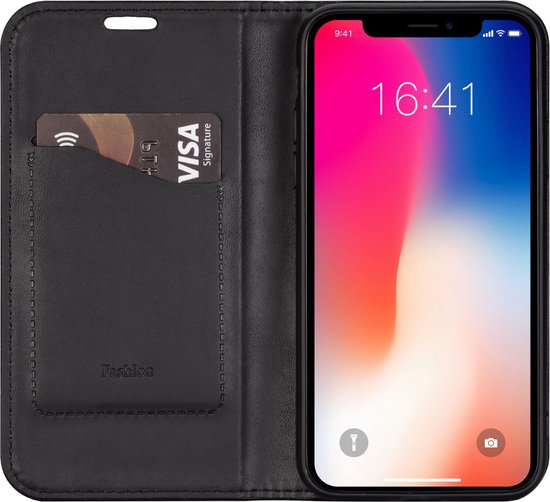 Samsung Galaxy A50 Rico Vitello Etui Portefeuille Magnétique/Etui/Coque Couleur Zwart