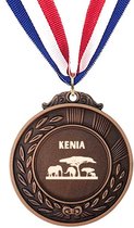 Akyol - kenia medaille bronskleuring - Piloot - toeristen - kenia cadeau - beste land - leuk cadeau voor je vriend om te geven