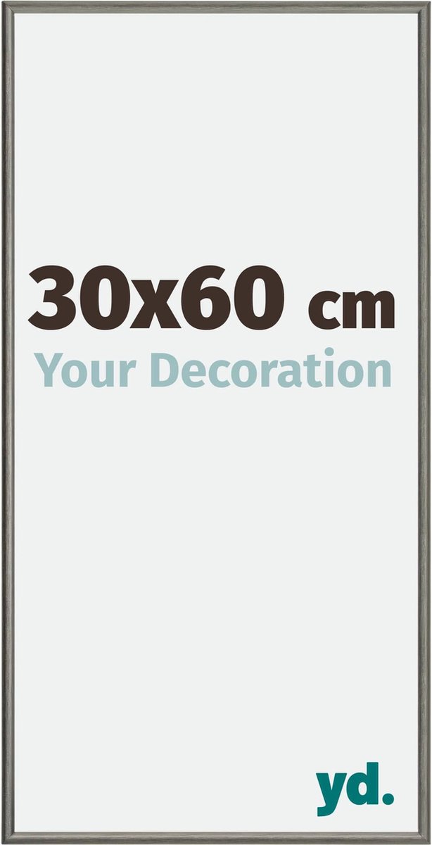 yd. Your Decoration - Fotolijst 30x60 cm - Aluminium - Mercury Structuur - New York