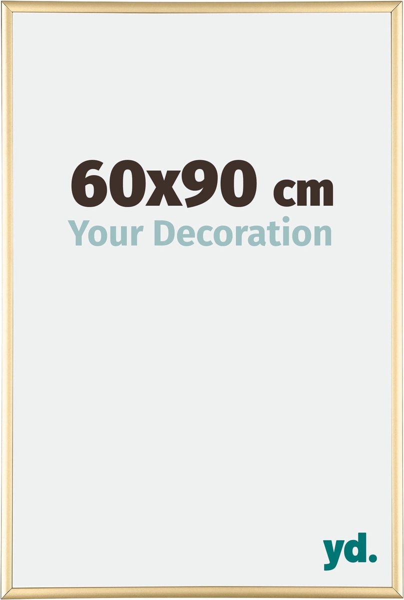 yd. Your Decoration - Fotolijst 60x90 cm - Aluminium - Goud - Kent