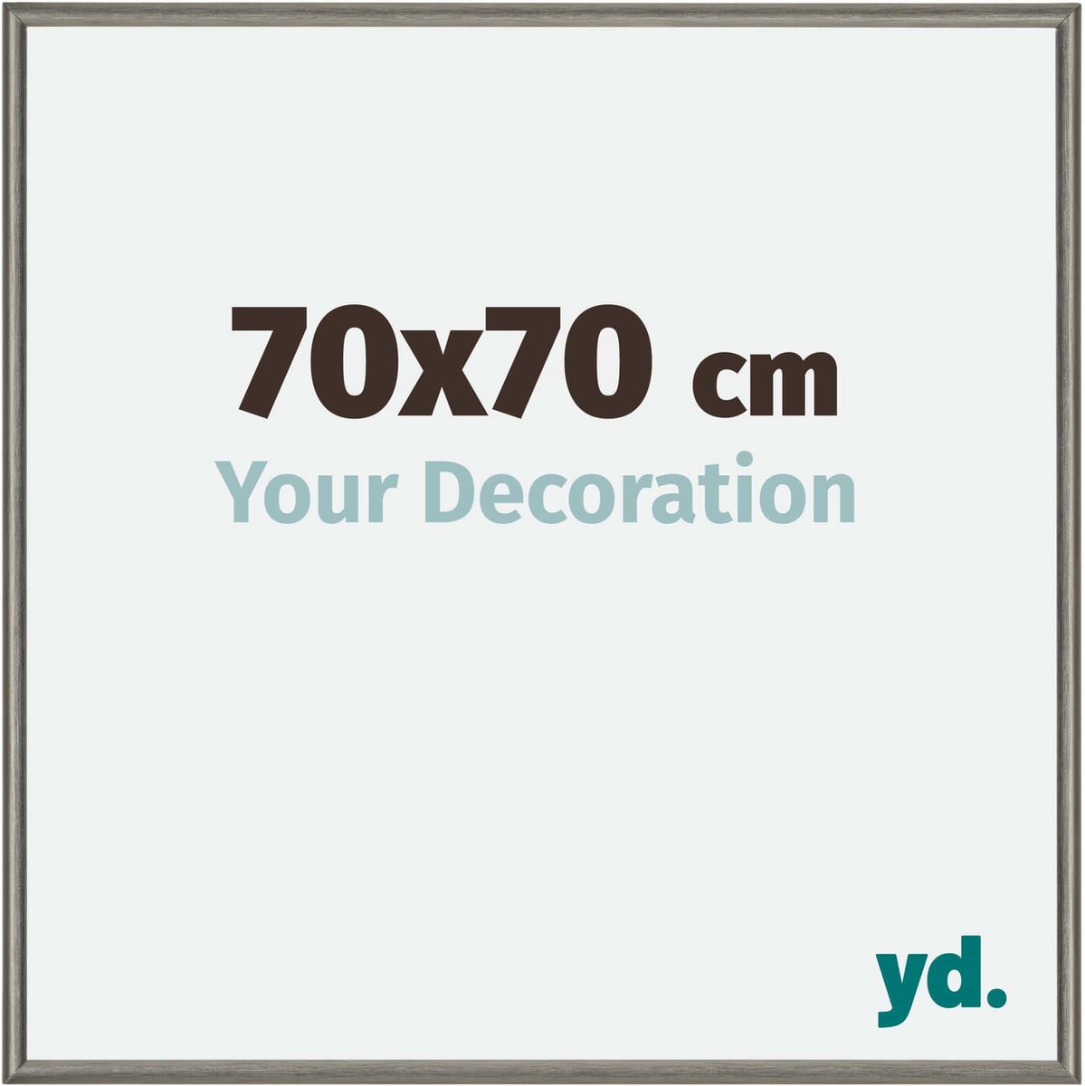 yd. Your Decoration - Fotolijst 70x70 cm - Aluminium - Mercury Structuur - New York