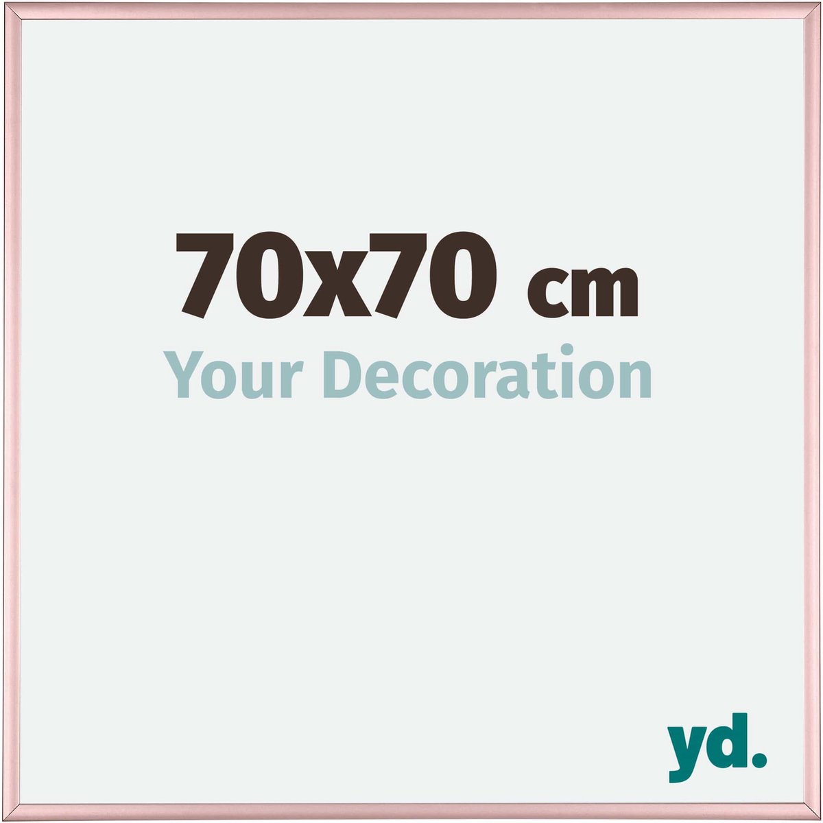 yd. Your Decoration - Fotolijst 70x70 cm - Aluminium - Koper - Kent