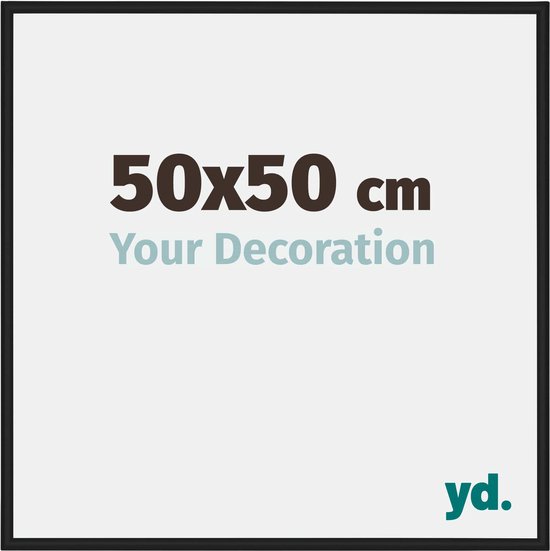 Cadre Photo New York Your Decoration - 50x50cm - Zwart Mat