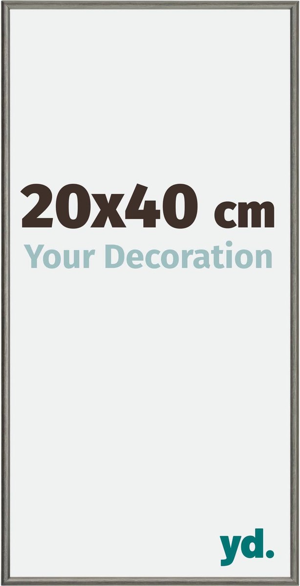 yd. Your Decoration - Fotolijst 20x40 cm - Aluminium - Mercury Structuur - New York