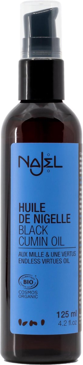 Goedkoopste Zwarte Komijnolie (Biologisch & Koudgeperst) - Najel