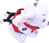 De-Tail Harnais polyester souple taille XL 50-52 cm Rouge - Zwart ou Blauw- Rouge taille XL 50cm-52cm