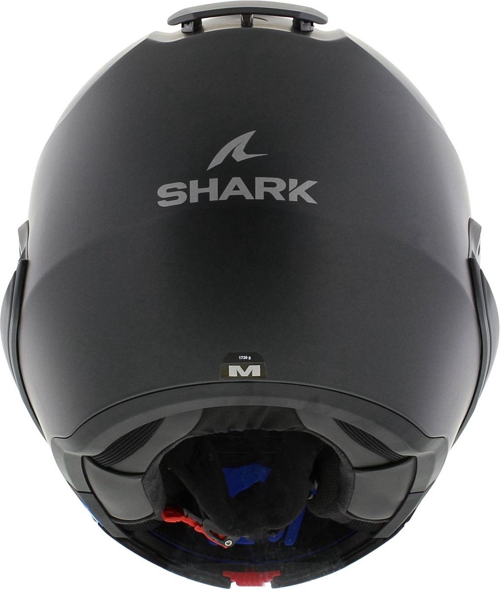 Shark Evo ES Blank Mat Gun Metal Mat A06 Systeemhelm - Maat XS - Helm – foto 4
