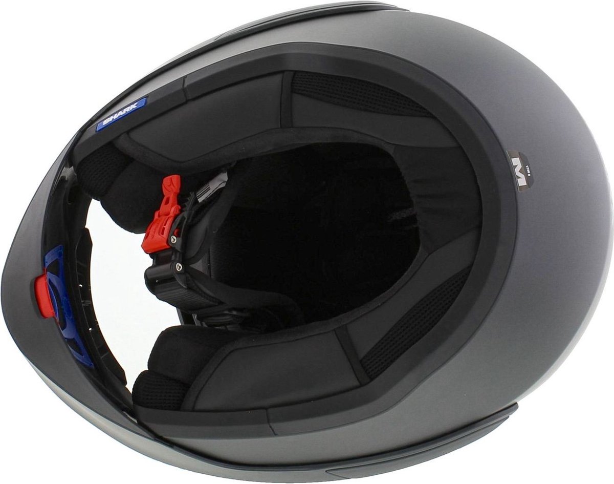 Shark Evo ES Blank Mat Gun Metal Mat A06 Systeemhelm - Maat XS - Helm – foto 7