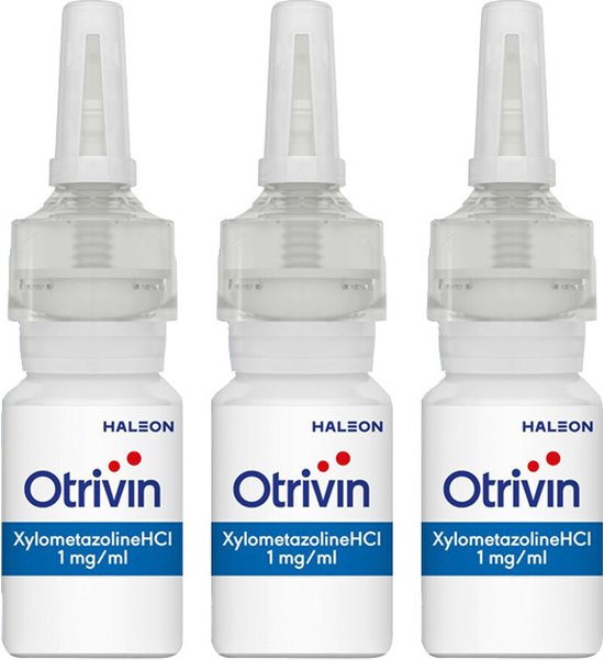 Otrivin Neusspray 1mg/ml XylometazolineHCI - 3 x 10 ml