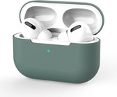 Jumada - Bescherm-hoes geschikt voor Apple AirPods Pro/- Groen/Siliconen Case/Geschikt voor Apple AirPods Pro