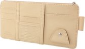 Auto interieuraccessoires Opbergvak Zakje- Autovizier organizer beige