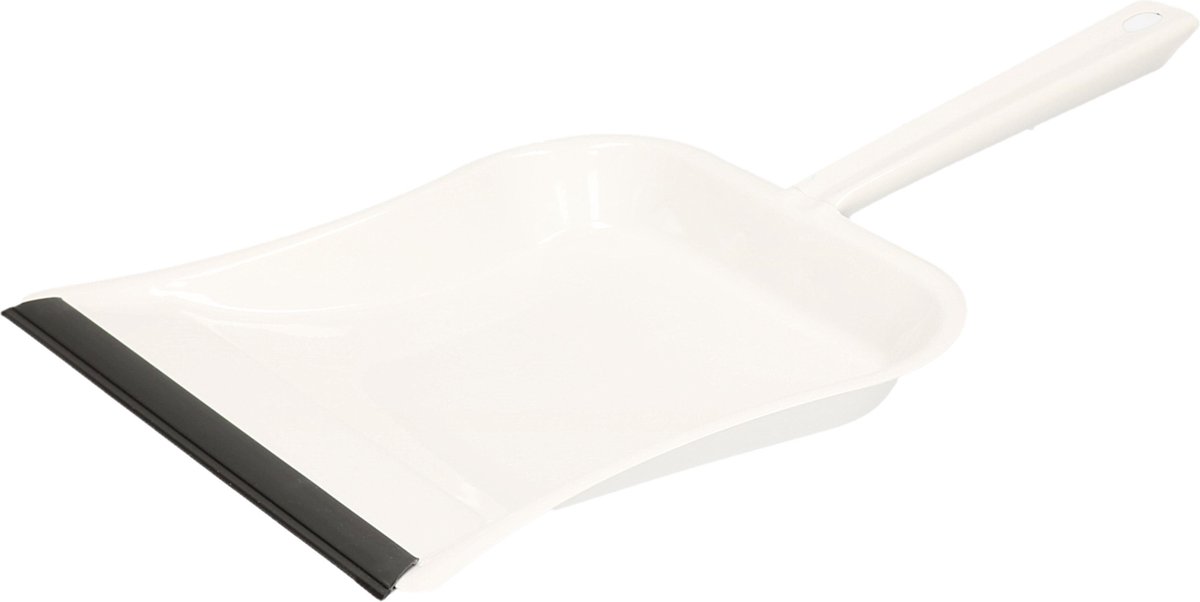 Buemag Vuilblik - verzinkt metaal - 39 x 24 cm - wit - stofblik - voor binnen en buiten