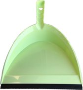 Brumag Vuilblik - met lip - kunststof - 25 x 20 cm - groen - stofblik