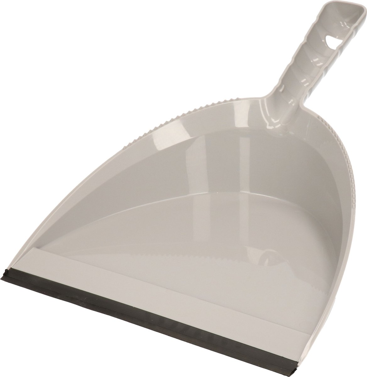 Goedkoopste Buemag Vuilblik - met lip - kunststof - 25 x 20 cm - grijs - stofblik