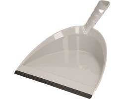 Buemag Vuilblik - met lip - kunststof - 25 x 20 cm - grijs - stofblik