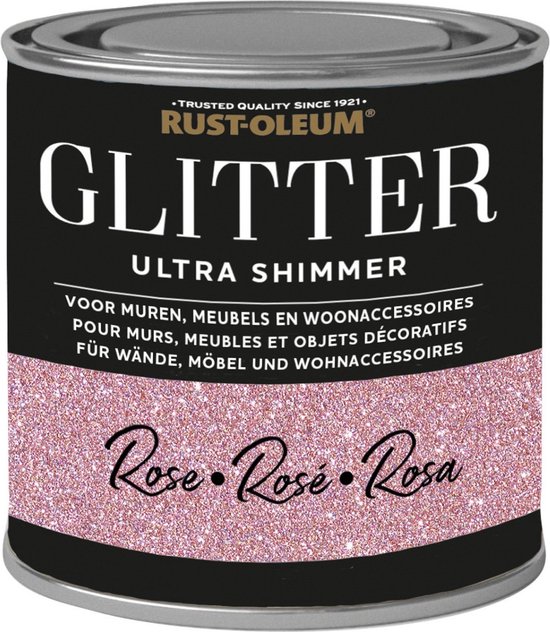 Rust-Oleum Glitterverf Ultra Shimmer Roze 250ml