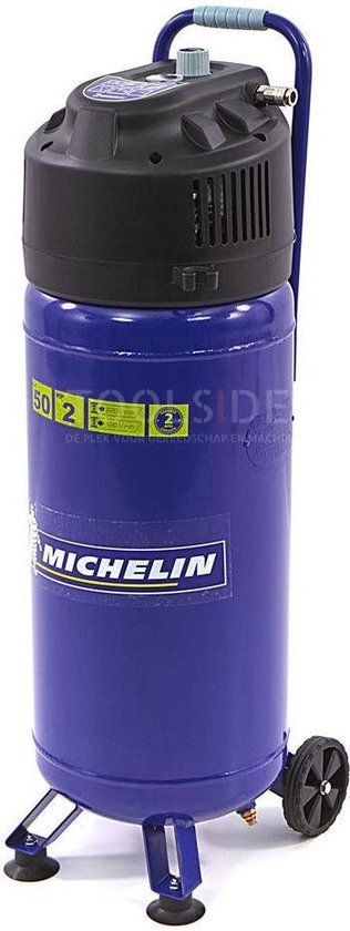 Overstijgen Een trouwe Dodelijk Michelin 50 Liter Verticale 2PK Olieloze Direct Aangedreven Compressor |  bol.com