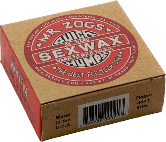 Sex Wax - Warm 21/29c - Wax de Surf