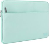9-11 inch mouwzak, beschermende tablet Polyester vezelkas compatibel met iPad Air 5 10,9 inch 2022, iPad Pro 11 2021, iPad 8 10.2, iPad Air 4 10.9/Air 3 10.5, Galaxy S8 11 - Mint Green