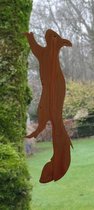 Décoration écureuil pour arbre 45 × 12 cm