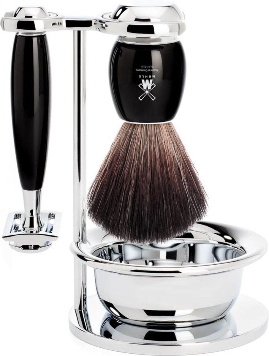 MÜHLE - Scheerset 4-delig -Vivo -Zwart