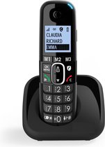 BigTel1500S BNL Senioren draadloze huistelefoon voor de vaste lijn | Extra luide oproeptonen | Ongewenste bellers blokkeren | 3 directe geheugen toetsen | Handsfree functie | Grote toetsen | Gehoorapparaat compatibel |