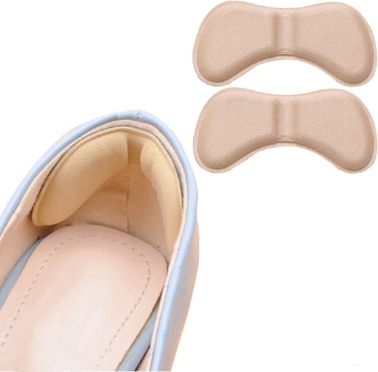 PRO-Deals | Hielzooltjes | Type 1 | Premium Hielbeschermers | Anti-slip | Kleur Beige | Schoenmaat Universeel | Hiel beschermers |Hielkussens