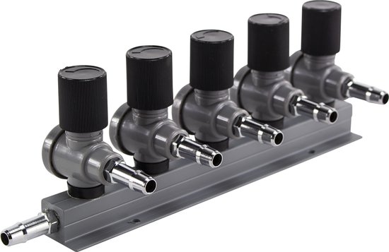 Luchtverdeler 5-weg 9mm