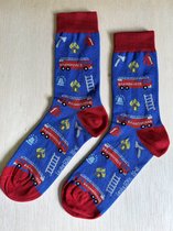 SOKn. Trendy sokken *BRANDWEER* maat 35-41 (ook leuk om kado te geven !)