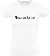 Moeder van het jaar Dames T-shirt | Moederdag | mama | oma | cadeau | kado