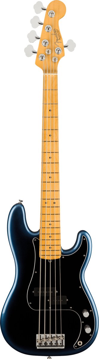 Fender American Professional II Precision Bass V MN (Dark Night) - Elektrische basgitaar