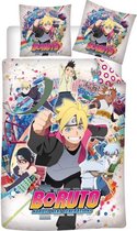 Naruto Dekbedovertrek Boruto - Eenpersoons - 140 x 200 cm - Polyester