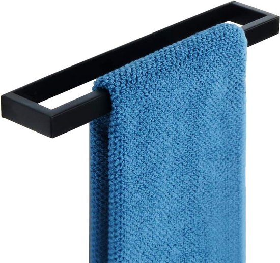 Gnueren Handdoekstang Multilayer zwart 80cm Aluminium, handdoekhouder, wandrek, handdoekrek Gnueren Handdoekstang Multilayer zwart 80cm Aluminium, handdoekhouder, wandrek, handdoekrek