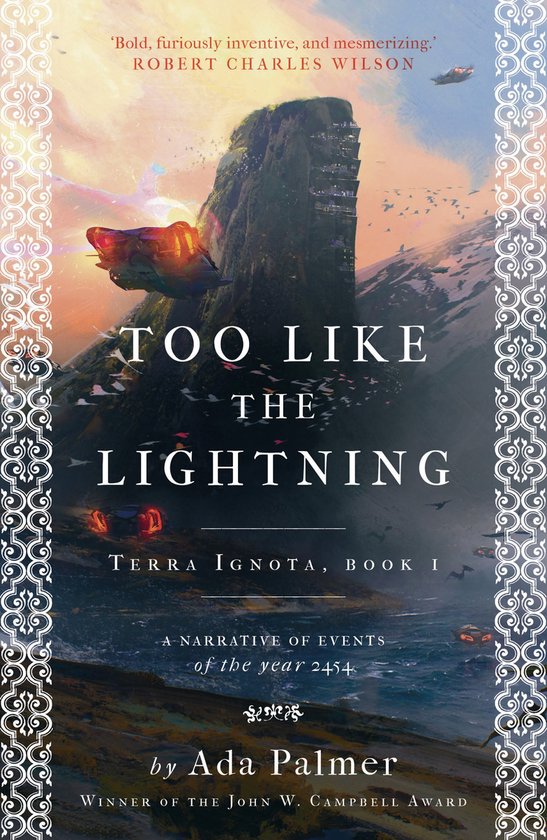 Terra Ignota - Too Like the Lightning - cover