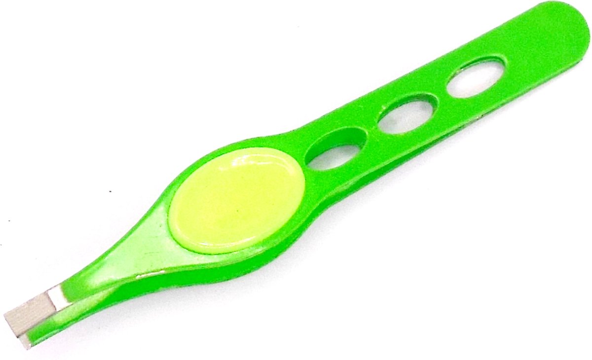 Goedkoopste Pincet met drukpunten fluoriserend groen