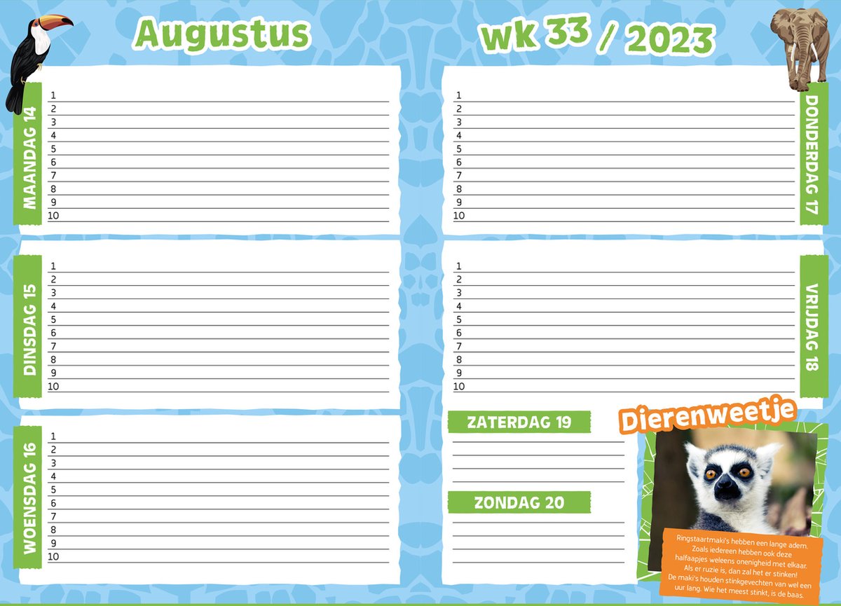 Freek Vonk Schoolagenda 20232024 bol