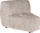 PTMD Lujo sofa white 9852 fiore fabric corner piece