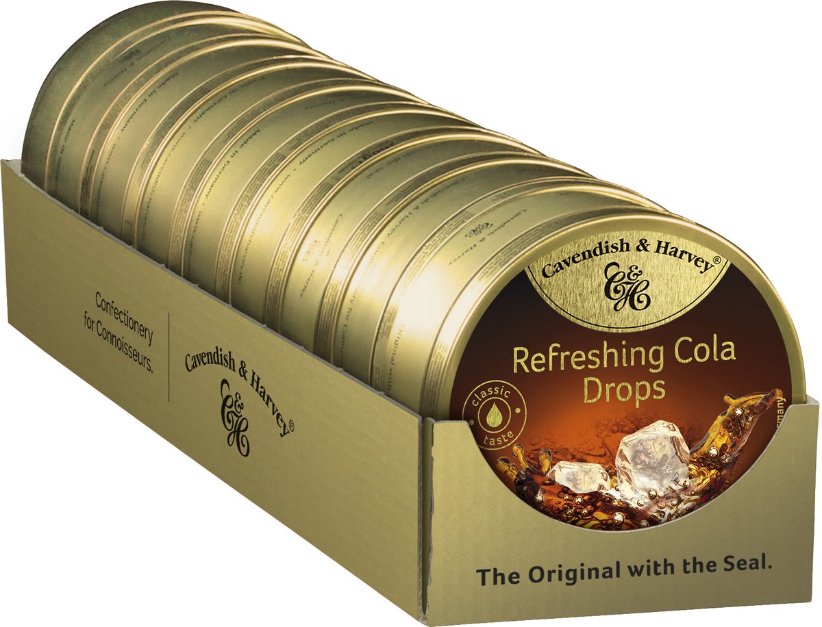 Cavendish & Harvey Cola Zuurtjes 9 x 175 gram