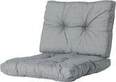 Madison Florance Loungekussens | Basic Grey | ca. 60x60 + 60x43cm