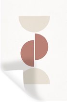 Muurstickers - Sticker Folie - Pastel - Minimalisme - Design - 40x60 cm - Plakfolie - Muurstickers Kinderkamer - Zelfklevend Behang - Zelfklevend behangpapier - Stickerfolie