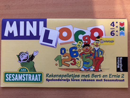 Cover van het boek 'Miniloco / Sesamstraat Rekenspelletjes met Bert en Ernie 2' van  Nvt