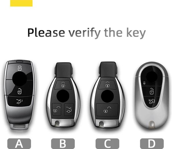 Kaufe Schlüsselanhänger Autoschlüsselhülle für Mercedes Benz Maybach S580 ABCM CLA CLS EG GLB GLE R SL Klasse AMG EQC GLA W213 GLC200 GT43 zum Preis ab 24