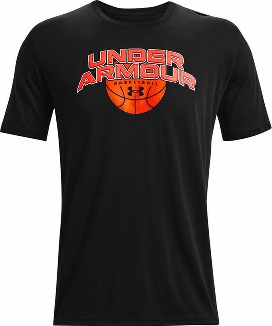 Under Armour Basketball Shirt Heren - sportshirts - zwart - Mannen