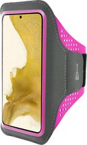 Mobiparts Comfort Fit Armband Samsung Galaxy S22 Sporthoesje Roze