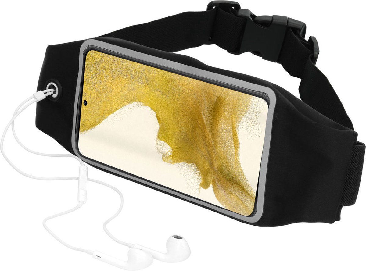 Mobiparts Comfort Fit Sport Belt geschikt voor Samsung Galaxy S22 Plus - Zwart