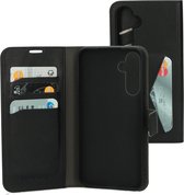 Mobiparts hoesje geschikt voor Samsung Galaxy A54 - Wallet/Boekhoesje - Eco Leer - Magneet Sluiting - Opberg vakken - Zwart