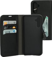 Mobiparts hoesje geschikt voor Samsung Galaxy A34 5G - Wallet/Boekhoesje - Eco Leer - Magneet Sluiting - Opberg vakken - Zwart