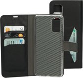 Mobiparts hoesje geschikt voor Samsung Galaxy A32 5G - Wallet/Boekhoesje - Eco Leer - Magneet Sluiting - Opberg vakken - Zwart